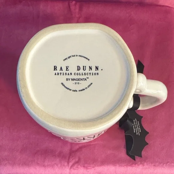 Rae Dunn Halloween Cat Mug with Moon Phases - Picture 4 of 4